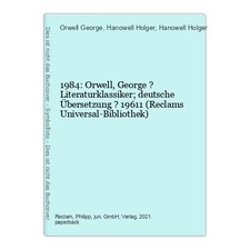 1984: Orwell, George ? Literaturklassiker; deutsche Übersetzung ? 1961 1527765-2