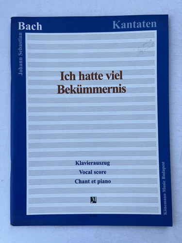 Noten bach kantaten - j.s., bach.