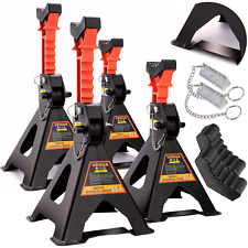 4x Unterstellböcke 3T (3000 kg) VERSTÄRKT 295-425 mm Stützböcke Bock mit EXTRAS