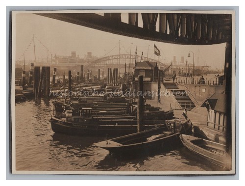 Hamburg hafen dampfer - -,