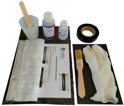 Epoxy carbon reparatursatz - carbon,