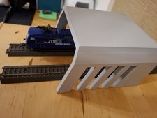H0 Modernes Tunnelportal 3D