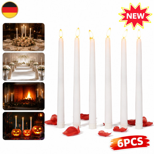 Led kerzen set stabkerzen - led,