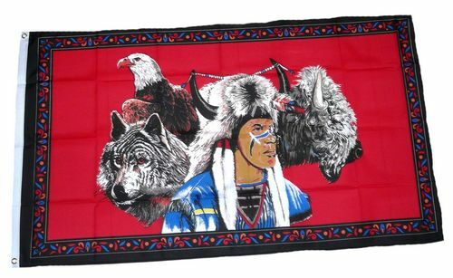 Flagge fahne indianer - /, mit