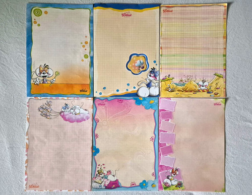 Diddl briefpapier set 6 - diddl, a5