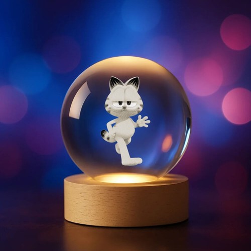 Kristallkugel garfield - 3d,