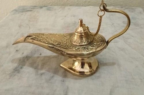 Messing aladin chirag lampe - messing,