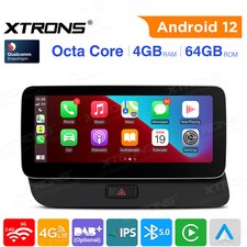 XTRONS 10,25" IPS Android 12 Retrofit Autoradio Bluetooth GPS Navi für Audi Q5