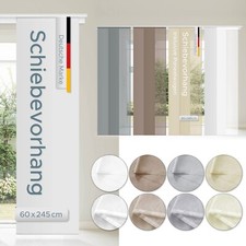Schiebevorhang Schiebegardine transparent o. Blickdicht Flächenvorhang Gardine