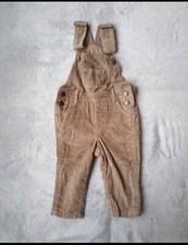 Gr 74 Cord Latzhose Für Jungen Babys Grau Beige Vom Impidimpi 9 - 12 Monate