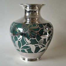 Art déco overlay vase sphar - déco,