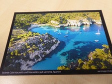 +++ AK Cala Macarella, Menorca, Spanien, aus Harenberg Kalender 2025