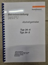 HANDTMANN Betriebsanleitung