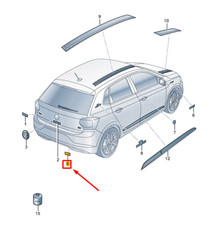 VW Polo AW MK6 Heckklappe '230