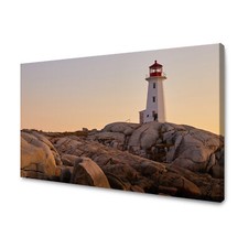 Leinwand-Bilder: Natur - Leuchtturm, Größe: 40x30 cm bis 120x80 cm