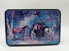 Alte Massilly Blechdose France Motiv Pferde Kutsche ? - Ohne Inhalt 1721