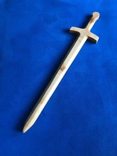 Holzschwert ca. 63.5 cm, massives Birkenholz, Handarbeit, Ritter, geölt