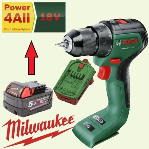 Milwaukee akku adapter auf - milwaukee,