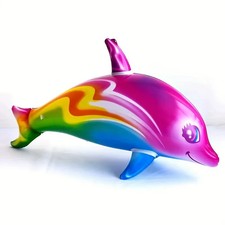 Bunte aufblasbare Delfine Wasserparty Spielzeug Pool Strand Spaß