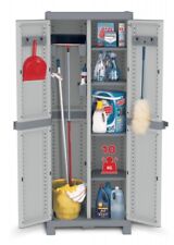 XL Kunststoffschrank Putzschrank Haushaltsschrank Besenschrank Spindschrank NEU