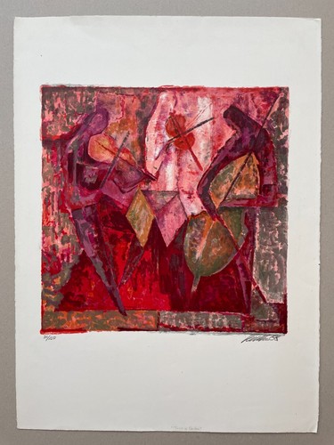 Wolf reuther lithographie - wolf,