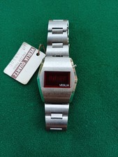 Wachuhr Watch Red LED Vintage