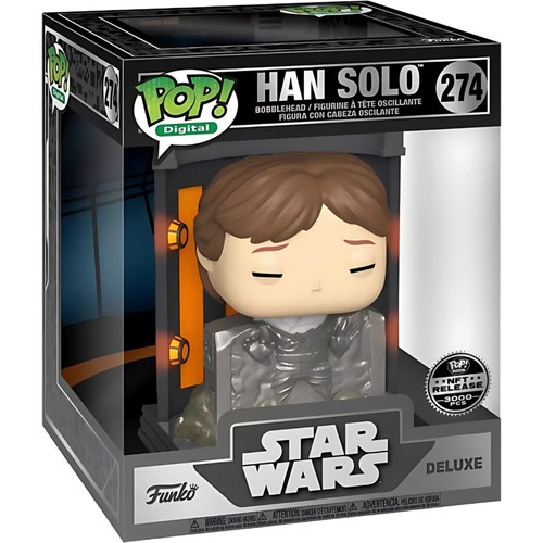 Funko pop han solo - funko, (carbonite)