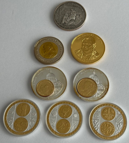 Vatikan probeprägung set 1 - 8x,