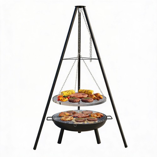 Tripod outdoor feuerstelle bbq - feuerstelle,
