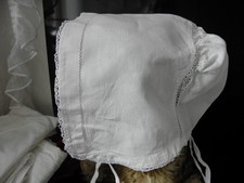 Antikes Leinen Häubchen