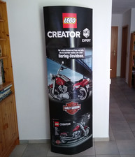 Lego Creator HARLEY DAVIDSON 10269 Pop'n'Drop Pappaufsteller Store Display DEKO