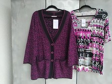 Mona Lisa , KjBrand Kleiderpaket 2 X 44 Damen, Shirt  Jacke mit Knöpfen