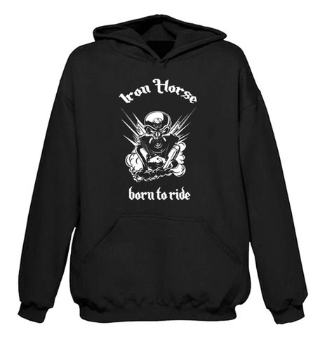 Iron horse born ride hoodie - ride,