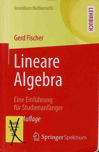 Lineare algebra eine - algebra,