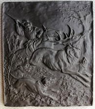 KAMINPLATTE 44X38 CM GUSSEISEN