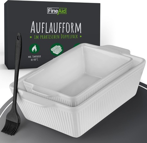 Auflaufform fineaid keramik - 2x,