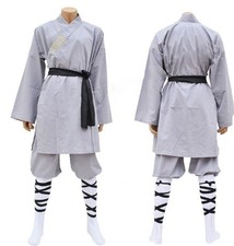 Shaolin Kung Fu Robe grau -