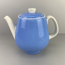 Vintage-Kaffekanne hellblau