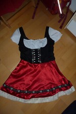 Tolles "DIRNDL-KOSTÜM", schwarz-rot-weiß Herrengr. M Einmal getragen!!