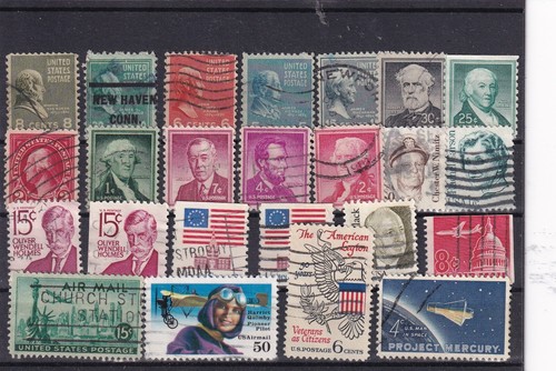 Usa briefmarken stück o - 23,