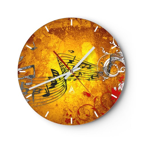 Modern wanduhr 40x40cm - wanduhr,
