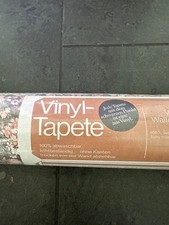 Tapete Vinyl Rolle Original 70er 80er Jahre Blümchen unbenutzt neu in OVP