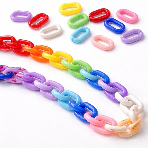 Acrylkette 15mm bunt - 1m,