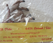 Tiere  Figur VEB Plaho Steinach Thüringen OVP DDR alt antik Spielzeug 22M025