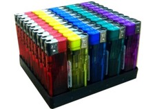 100 Stück Elektro Feuerzeuge Elektronik nachfüllbar Feuerzeug für Kiosk/Privat