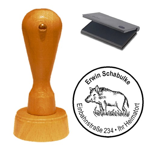 Stempel kleines wildschwein - wildschwein,