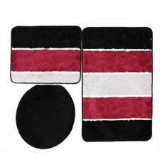 Badgarnitur 3-Teilig Badematte