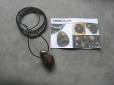 Edelsteinkette - Stromatolit - Anhänger - Darmreinigung/Aufbau