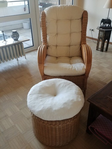Ohrensessel mit hocker - ohrensessel,