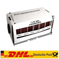 6 Rollen Schleifpapier Set